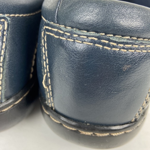 Clarks Blue Slip on Loafers Size 8.5 - Picture 5 of 12